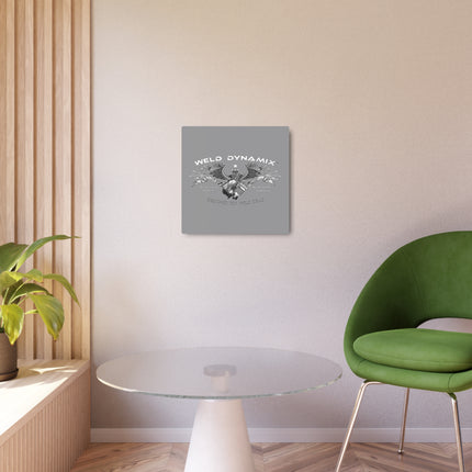 WD Eagle Aluminum Sign - Gray Background