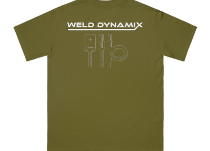 WD Regular fit T-Shirt: Medium weight (5.5  oz/yd² material) - WD Eagle Front, Flexlinc Back - Shirt brand: Econsious EC1000