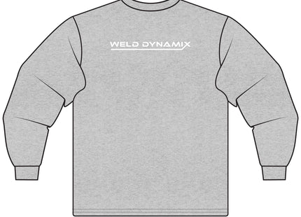 WD Classic Fit Long Sleeve T-Shirt - Gildan 5400 Heavy Cotton - WD Sensor Fron, White WD Back