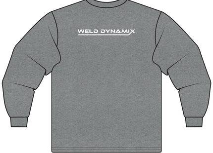 WD Classic Fit Long Sleeve T-Shirt - Gildan 5400 Heavy Cotton - WD Sensor Fron, White WD Back