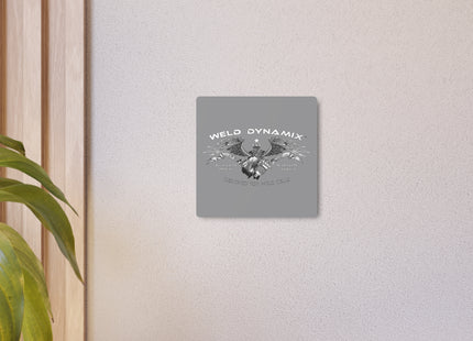 WD Eagle Aluminum Sign - Gray Background