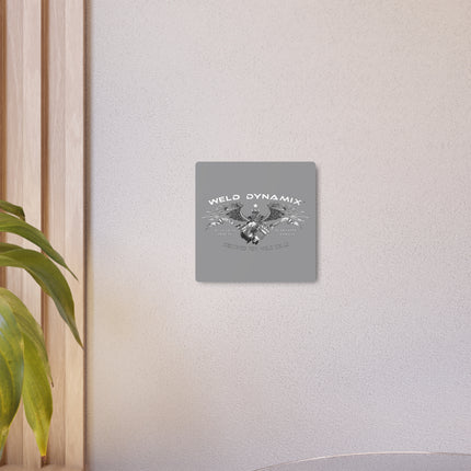 WD Eagle Aluminum Sign - Gray Background