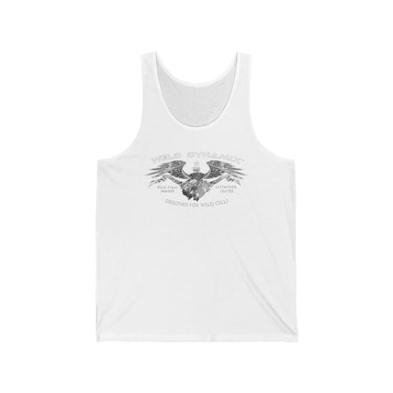 WD Fresh-out-of Prison Look! Tank Top - Black Print Eagle (Gold Eagle available for repeat offenders only)