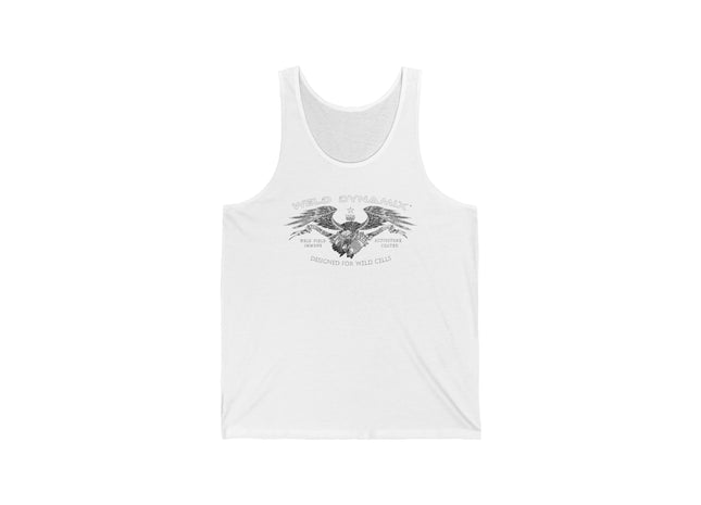 WD Fresh-out-of Prison Look! Tank Top - Black Print Eagle (Gold Eagle available for repeat offenders only)