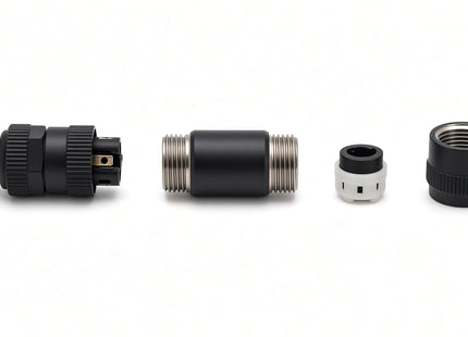 #WCA-0804-MXAH  M8 4-Pin Male Straight Field Attachable Connector - WELD RESISTANT
