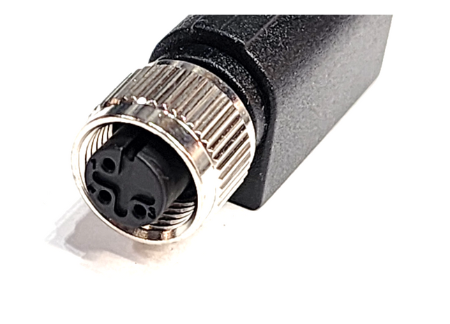 #WCC-12F8M-3P Adapter: M12 Female 3 Pin to M8 Male 3Pin