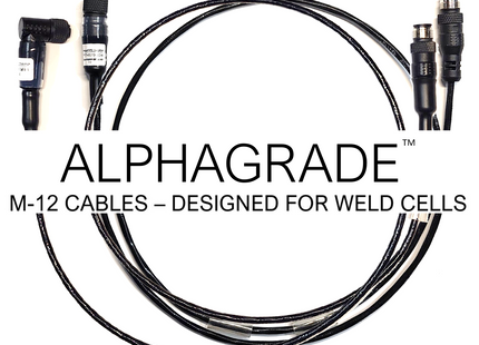 #WCC-0200-T5MF-A ALPHAGRADE Universal Weld Immune Cable 2.0m Length - 5 Pin M Straight/F Straight - Shielded