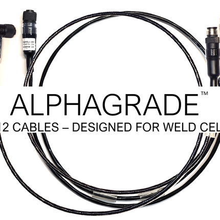 #WCC-0200-T5MF-A ALPHAGRADE Universal Weld Immune Cable 2.0m Length - 5 Pin M Straight/F Straight - Shielded