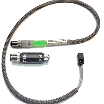 #WSI-1602-MAUH  - MINI FLAT PACK  (Lighted M8 with M12 Adapter) PNP