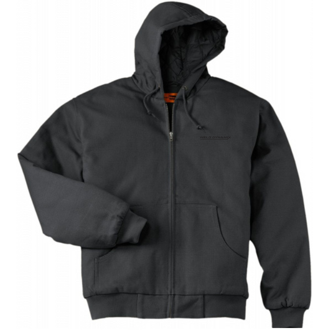 WD CornerStone® Men's Duck Cloth Hooded Work Jacket (Embroidery)