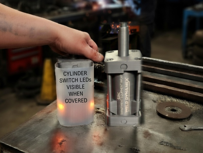 DURABLE FLEXIBLE G3XC SHIELDING WITH TRANSLUCENT PROPERTIES FOR VISUALIZATION OF EQUIPMENT STATUS