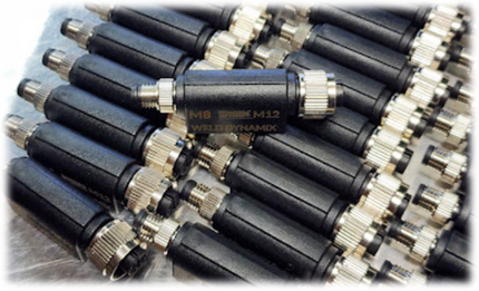 #WCC-12F8M-3P Adapter: M12 Female 3 Pin to M8 Male 3Pin