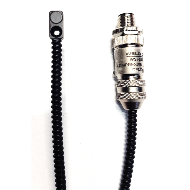 #WSI-1602ST-MDAZ  - MINI FLAT PACK  w/integrated Stainless Flex (Lighted Metal M12) NPN