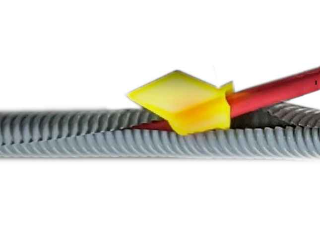 #VPG-8010-TGTS 8.0mm ID (gray) slit (w/tool), 10 meter length