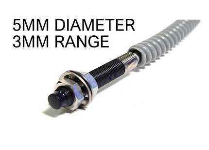Smallest LONG RANGE Inductive Proximity Sensor by Weld Dynamix ACTIVSTONE steel sensing face - spatter splatter slag resistant coating all metals