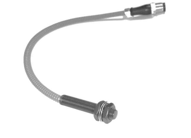 alt="8mm M8 long range sensing inductive proximity sensor for welding with cable and M12 connector WELD DYNAMIX"