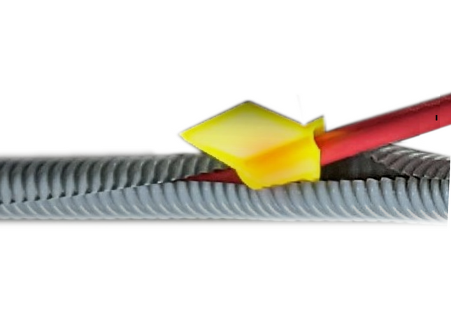 High temperature cable and hose protection for weld cells - resists molten splash & welding spatter splatter slag